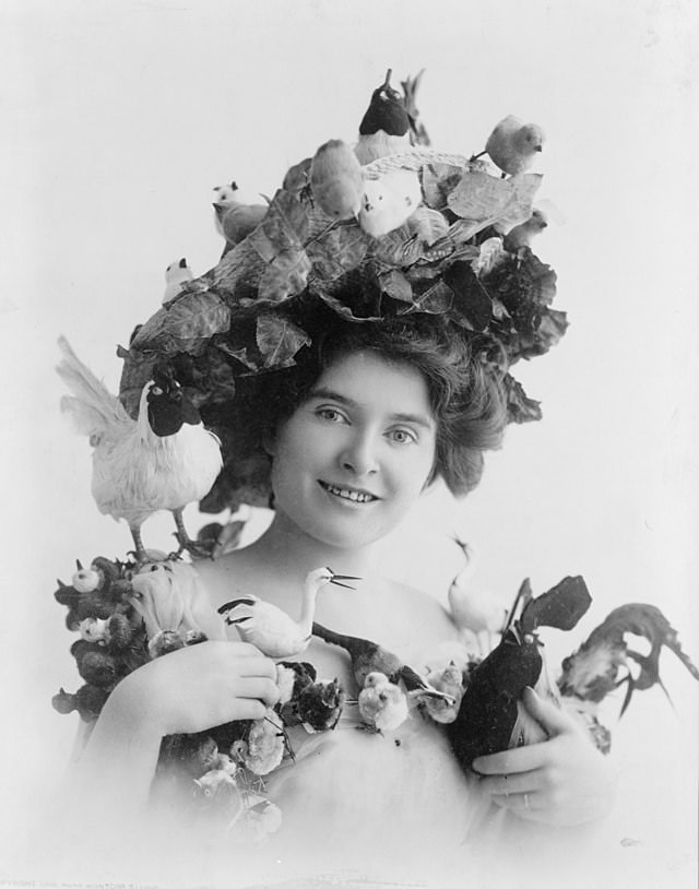 Strange Birds Hats for Women from the Early 1900s
