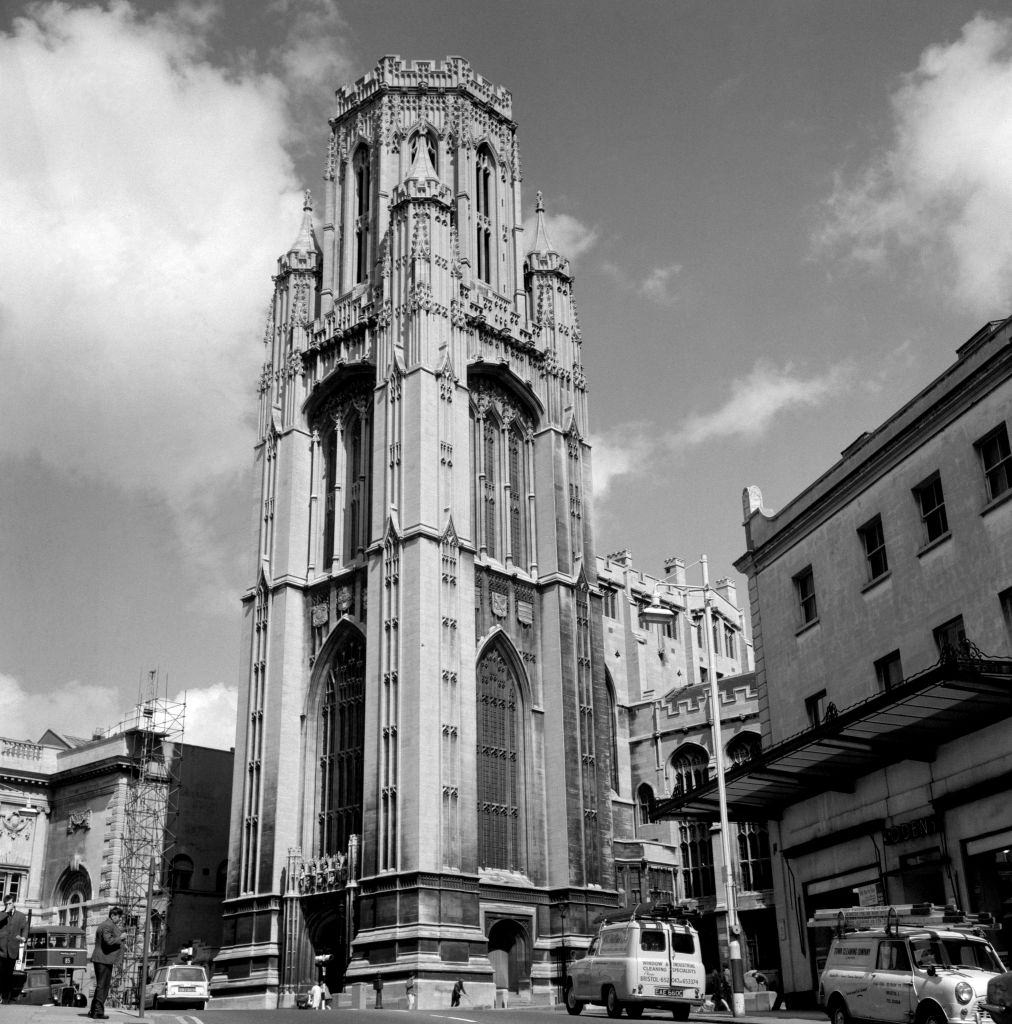 Wills Memorial Building in Bristol, 1967.