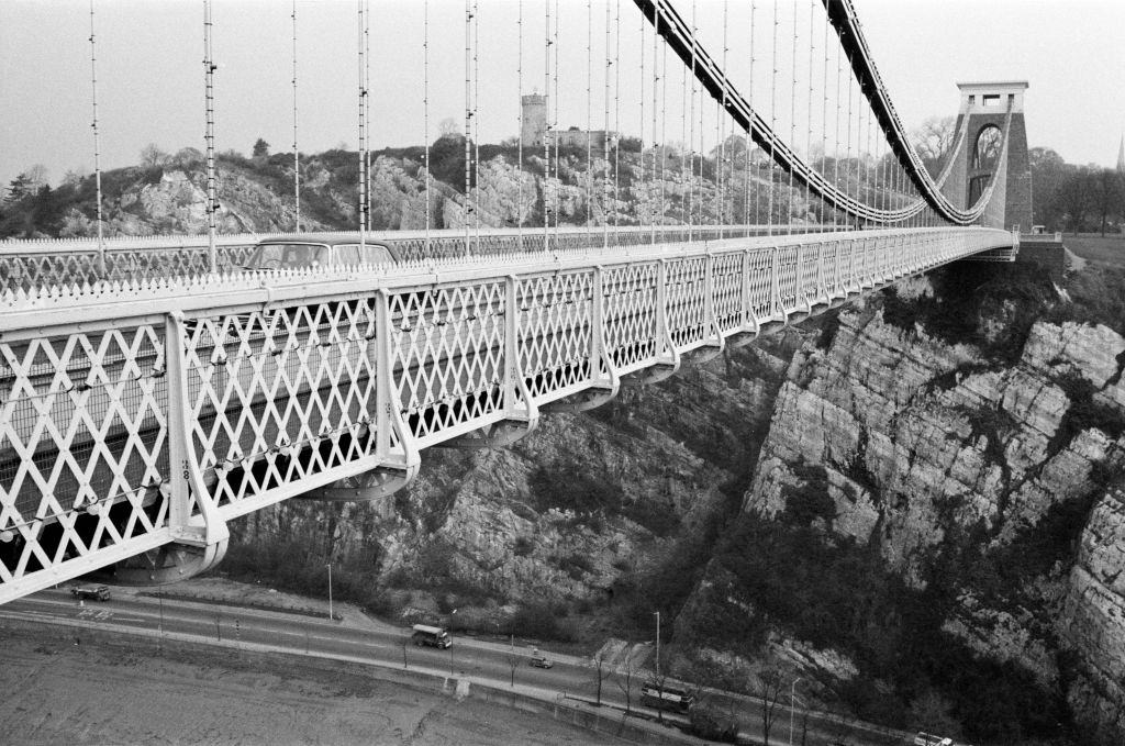 Clifton Suspension Bridge, Bristol, 1967.