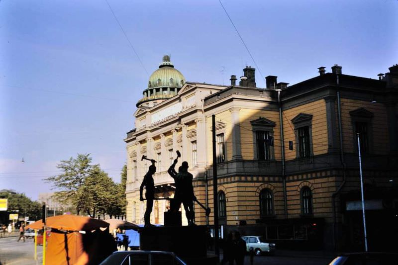 Blacksmiths and National Music School, Helsinki, 1968