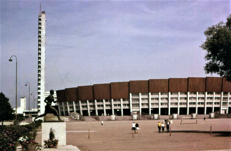 Helsinki Olympic Stadium, 1961