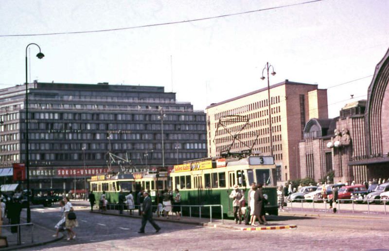 Helsinki street scenes, 1961