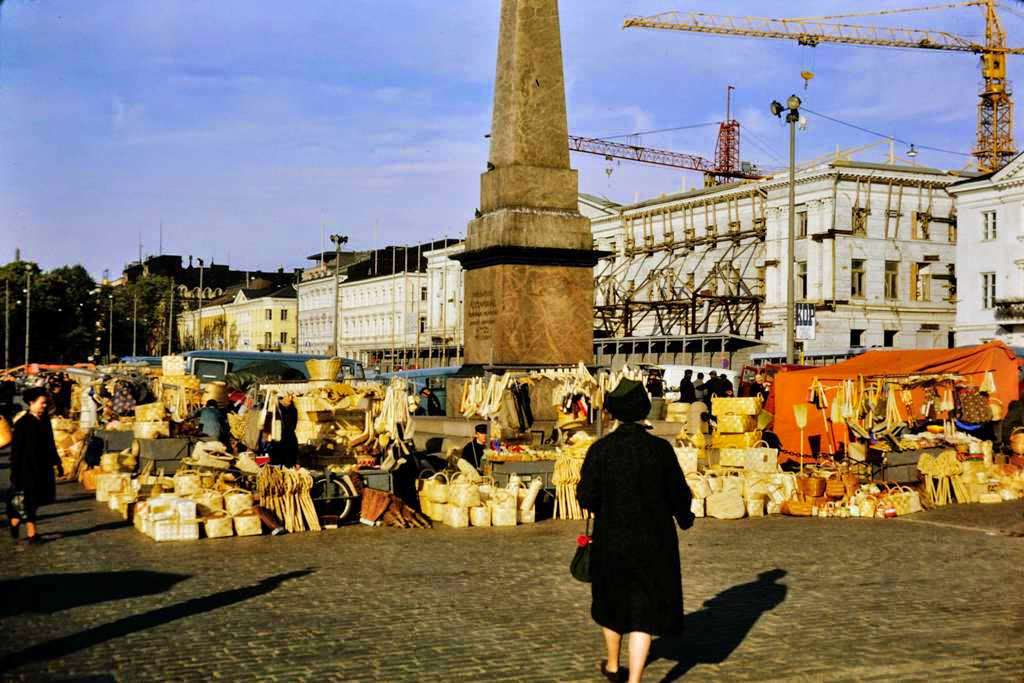 Baskets, Helsinki Market, 1960s