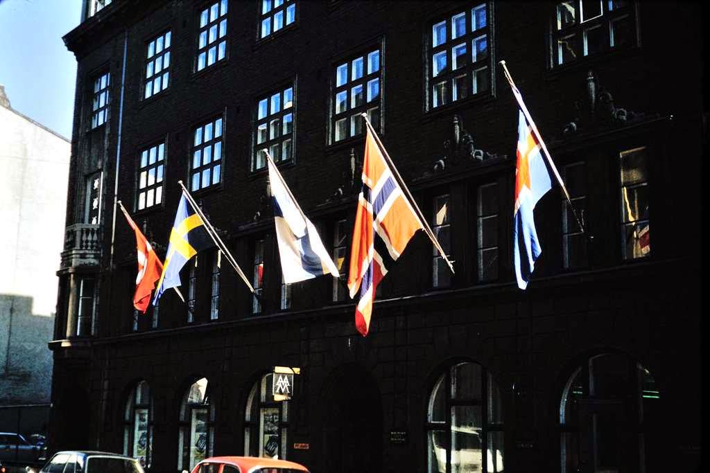 Scandinavian flags, 1960s