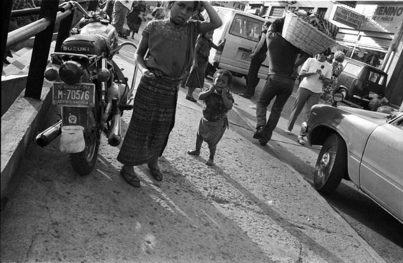 Guatemala street scenes, 1986