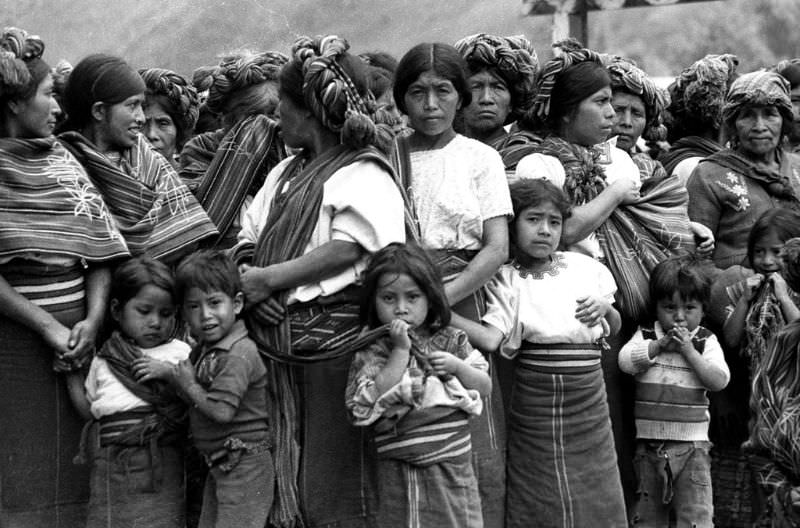 Refugee camp, Ixil Triangle, Guatemala, 1984