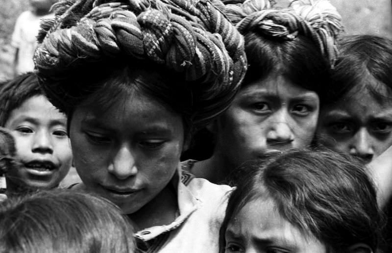 Refugees, Ixil Triangle, Guatemala, 1984
