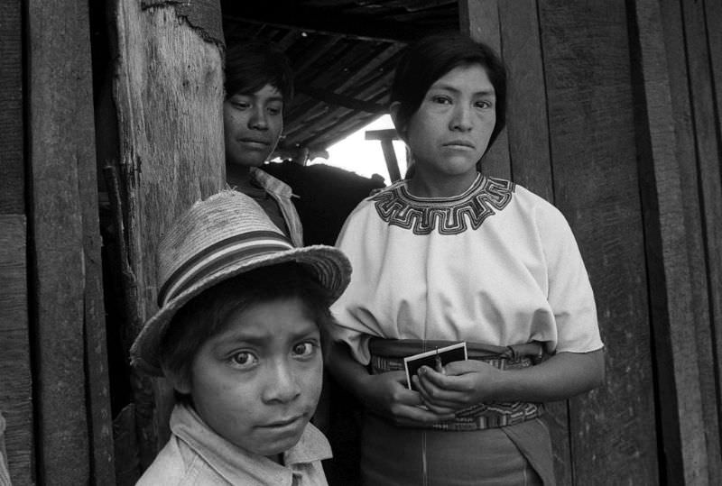 Refugees, Ixil Triangle, Guatemala, 1984