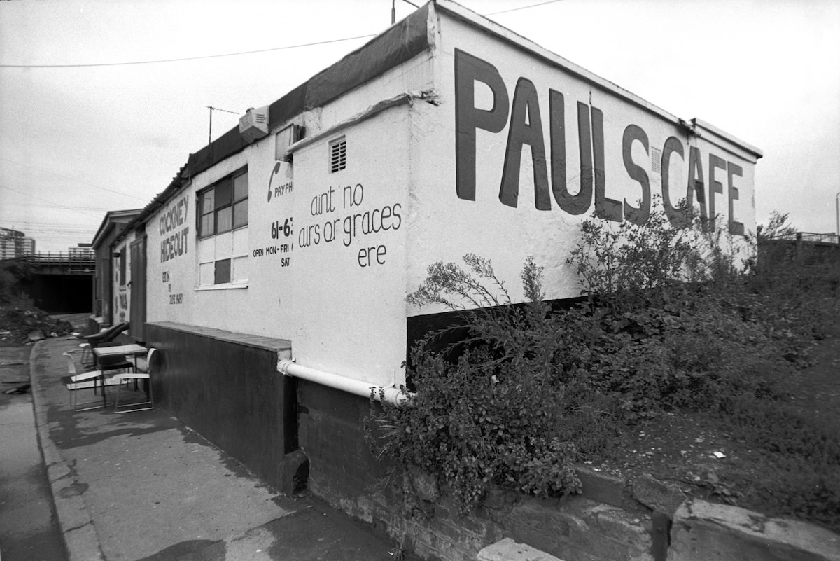 Pauls Cafe, Stratford Marsh, Stratford, Newham London, 1990