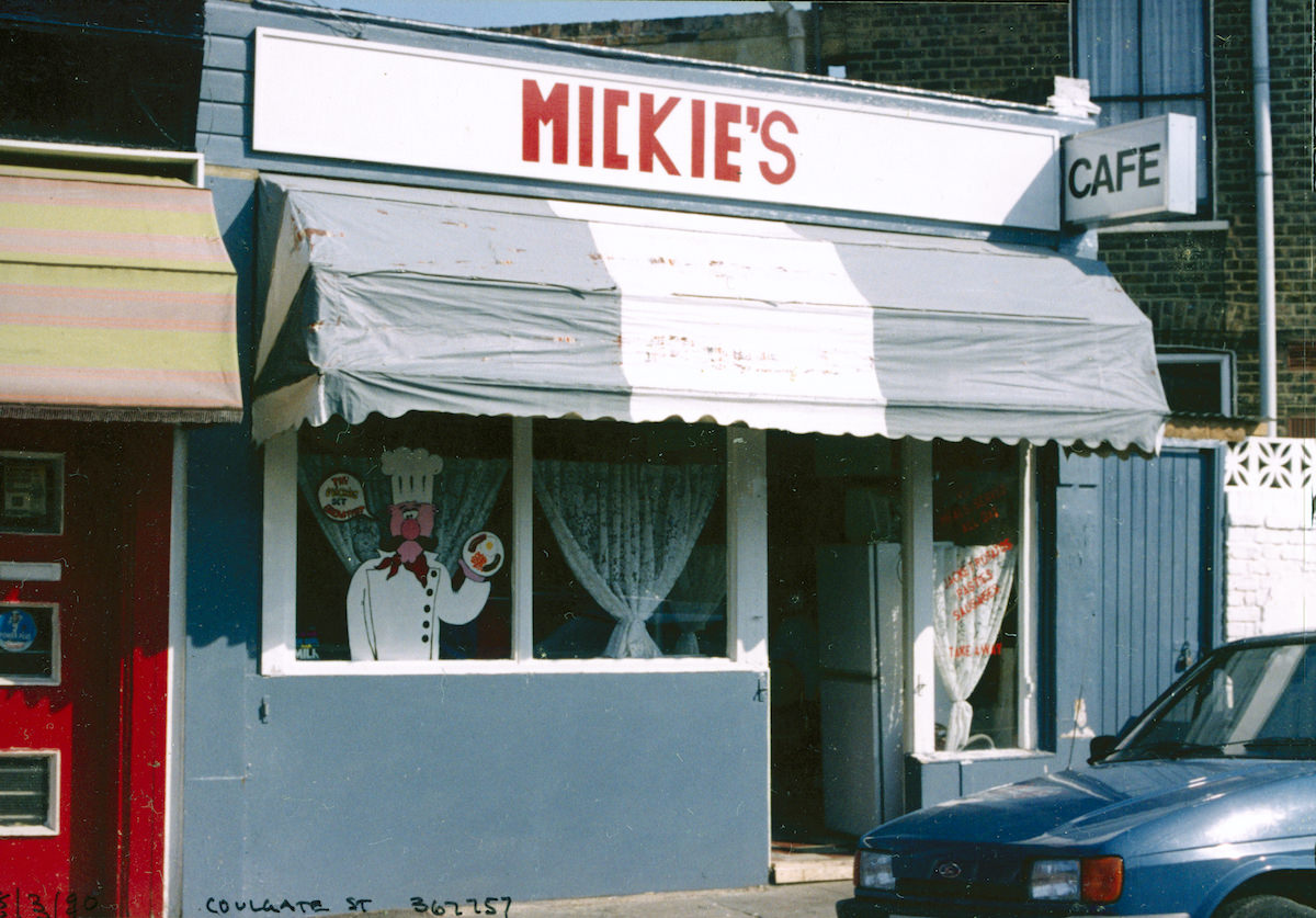 Mickie’s, Cafe, Coulgate Street, Brockley, Lewisham, London, 1990