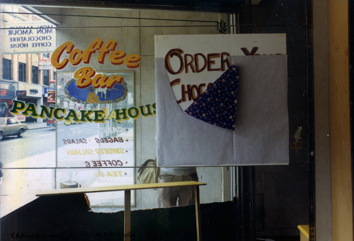 Cafe on Cranbrook Road, Ilford, Redbridge, 1992