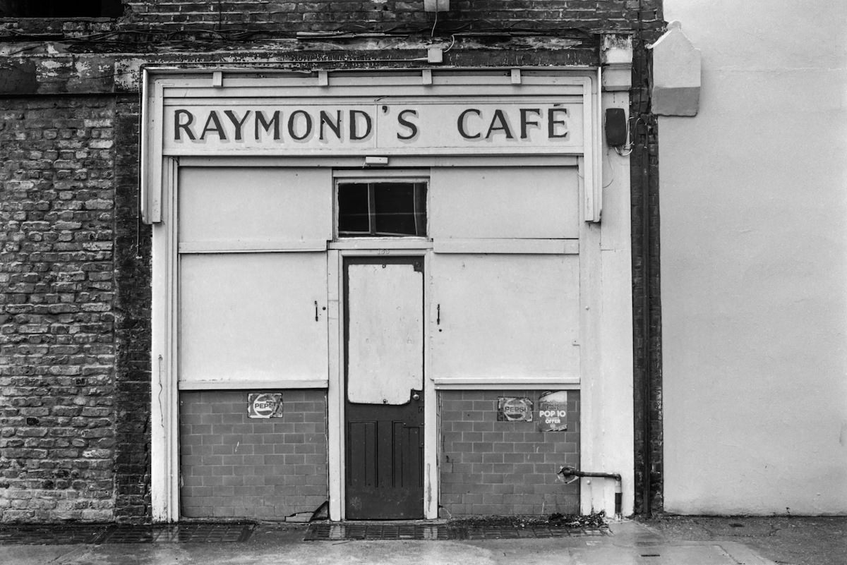 Raymond’s Cafe, Back Church Lane, Whitechapel, Tower Hamletsh Lane, 1986