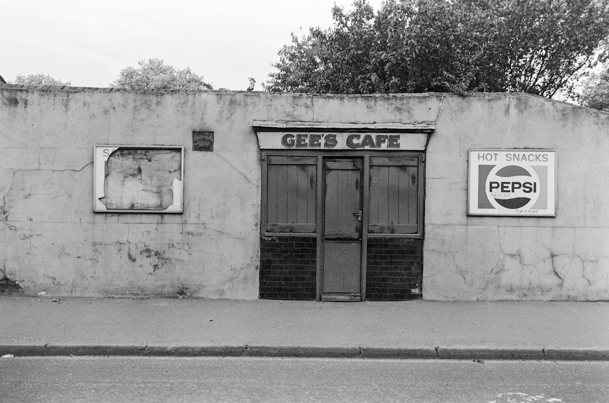 Gees Cafe, Landsdowne Drive, Hackney, 1985