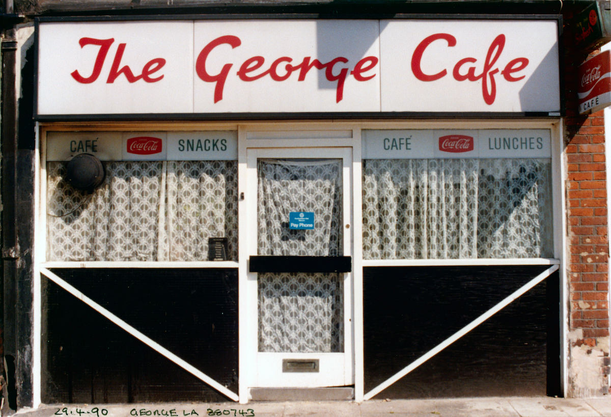 The George Cafe, George Lane, Catford, Lewisham, London, 1990