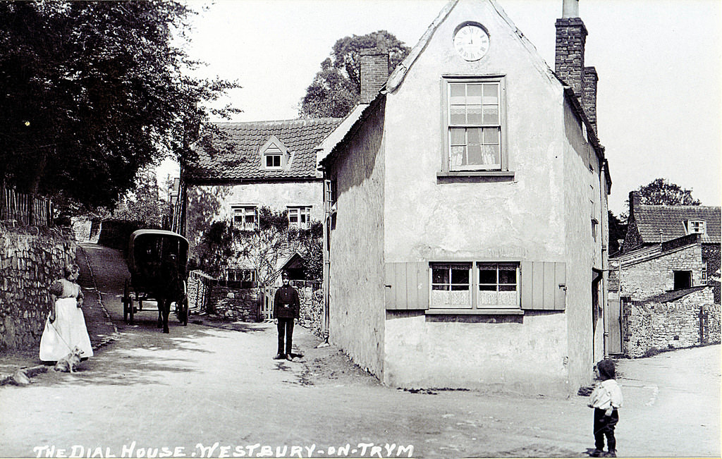 Victorian view of the charming Dial House, Westbury-on-Trym, Bristol