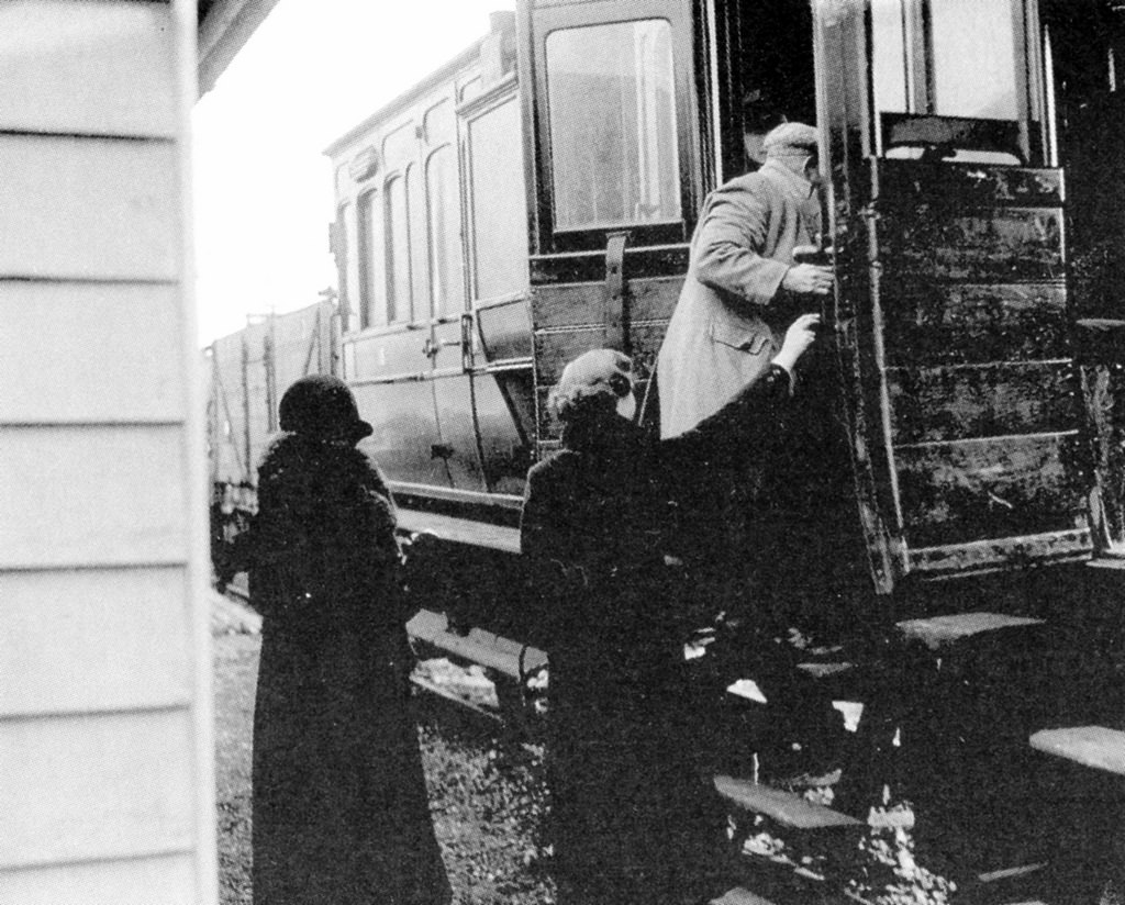 Carriages on the Weston, Clevedon and Portishead Light Railway, ca. 1890s