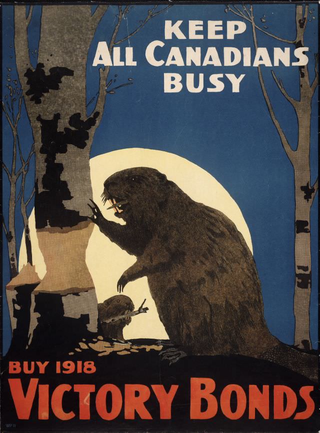 Keep All Canadians Busy - Buy 1918 Victory Bonds