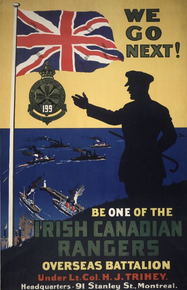 We Go Next! Be One of the Irish Canadian Rangers Overseas Battalion