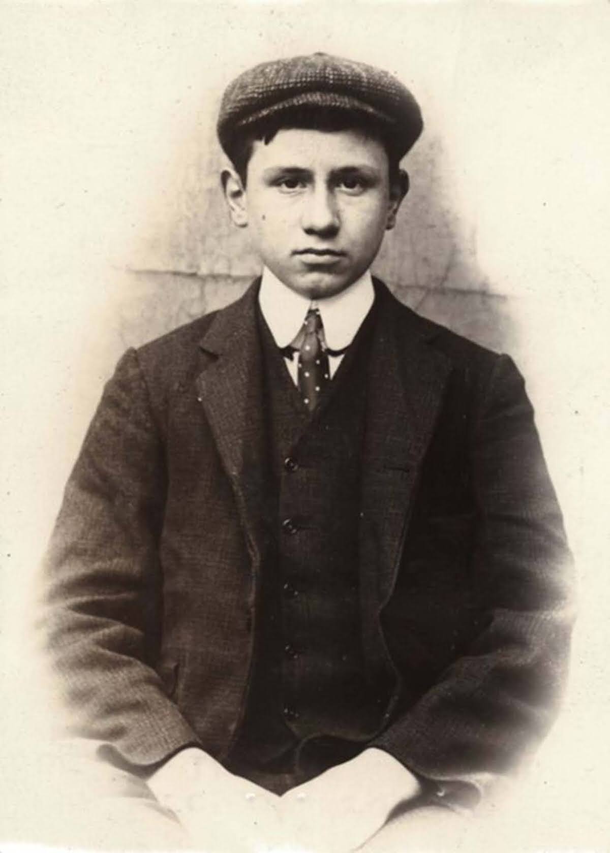 Percy John Proctor, 16, arrested for fraud, 1906.