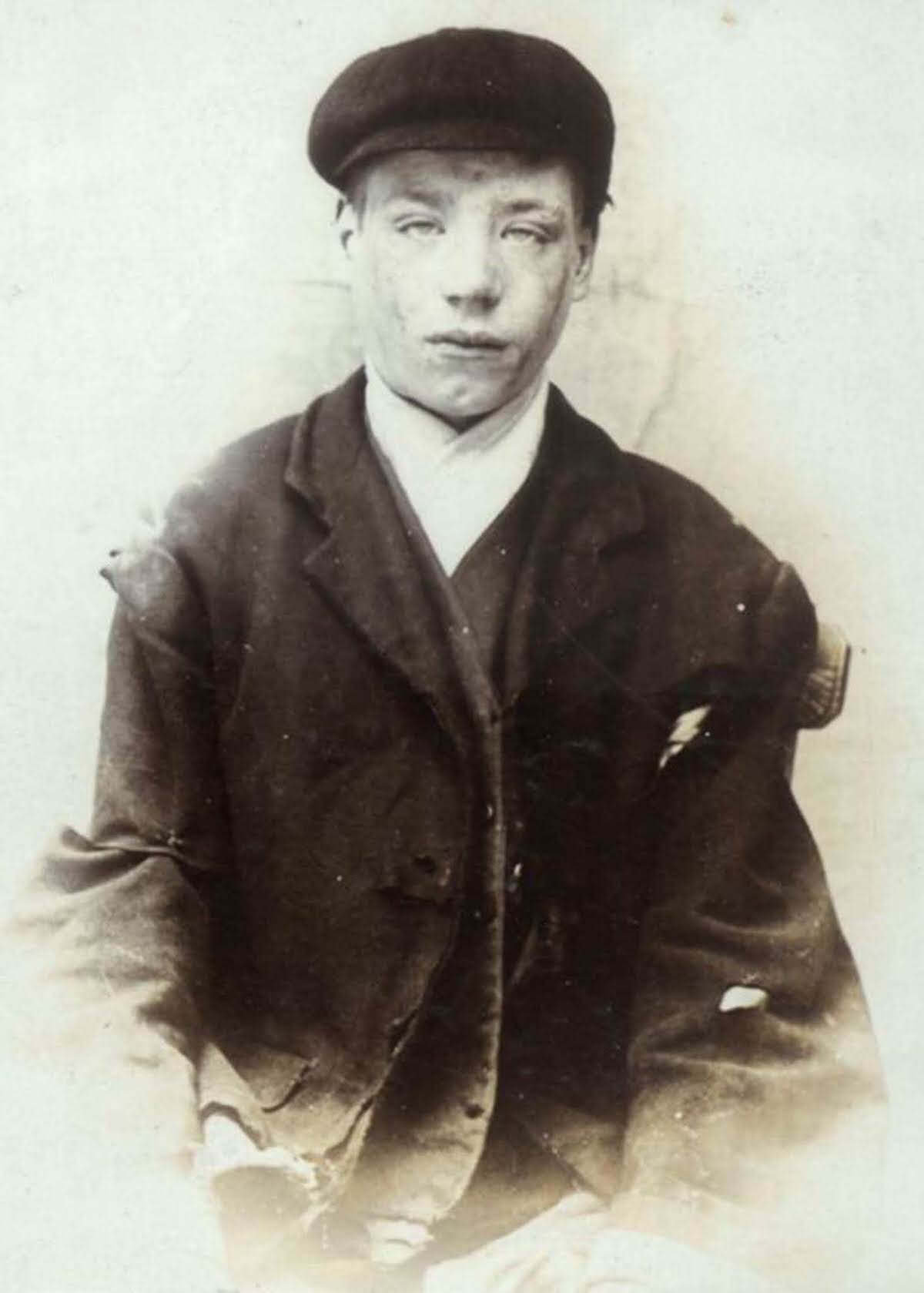 Charles Marr, 14, arrested for an undisclosed reason, 1906.