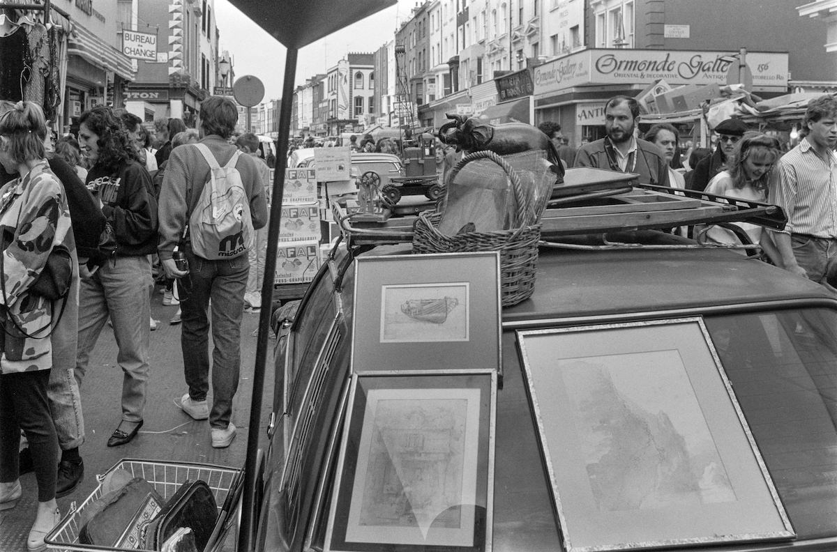 Portobello Rd, Notting Hill, Kensington and Chelsea, 1987