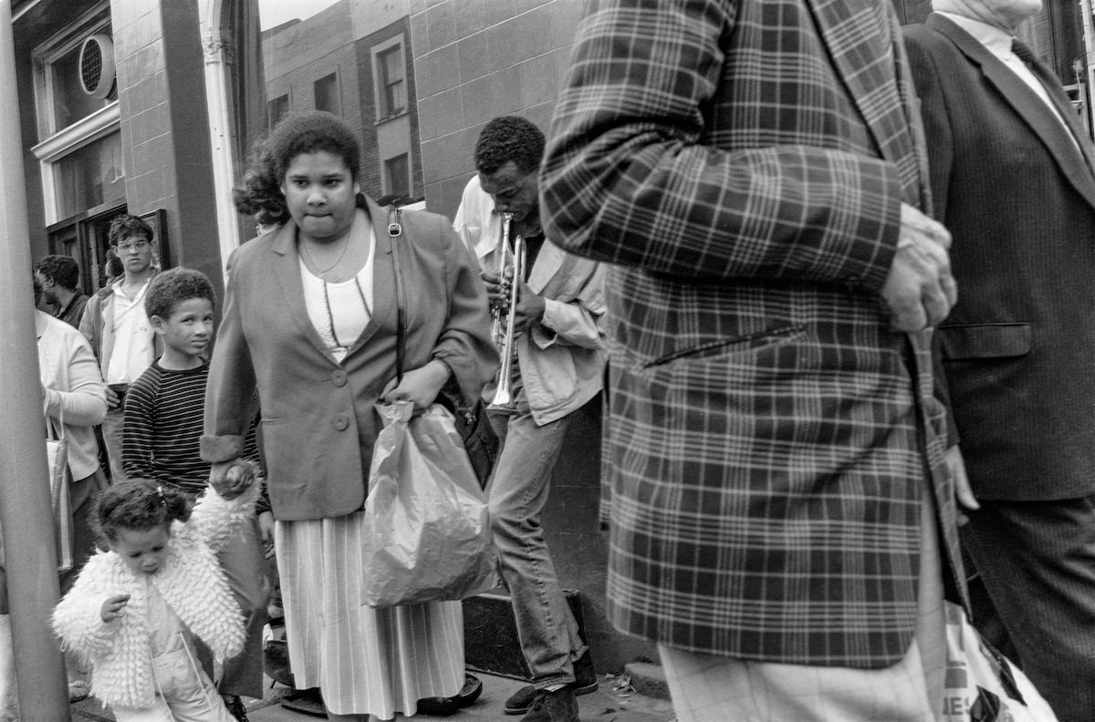 Street Musicians, Portobello Road, Notting Hill, Kensington and Chelsea, 1987