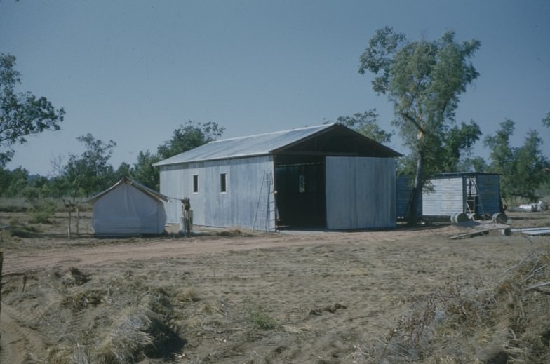 First building at town - Government Office, November 1959