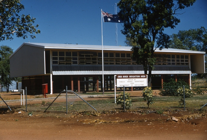 Public Works & Dept of Ag building for Ord River Irrigation (front view), 1964