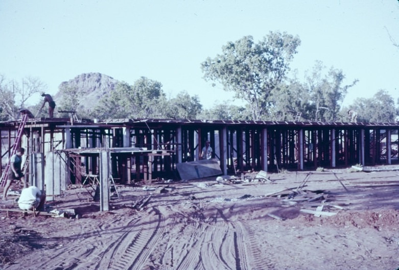 Hostel under Construction, November 1960