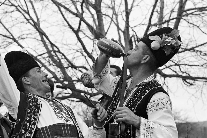 A wine festival in Bulgaria.