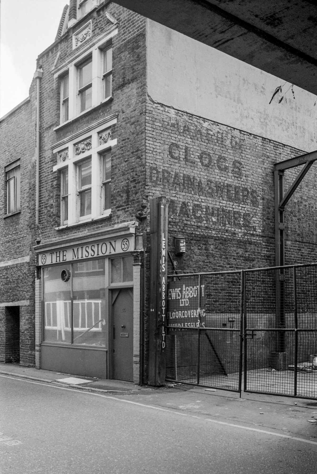 The Mission, Holywell Lane, Shoreditch, Hackney 1986