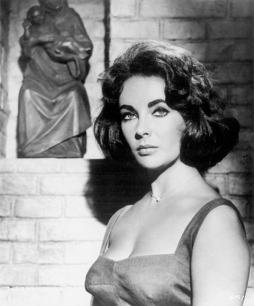 Elizabeth Taylor on the set of "Suddenly Last Summer," 1959.