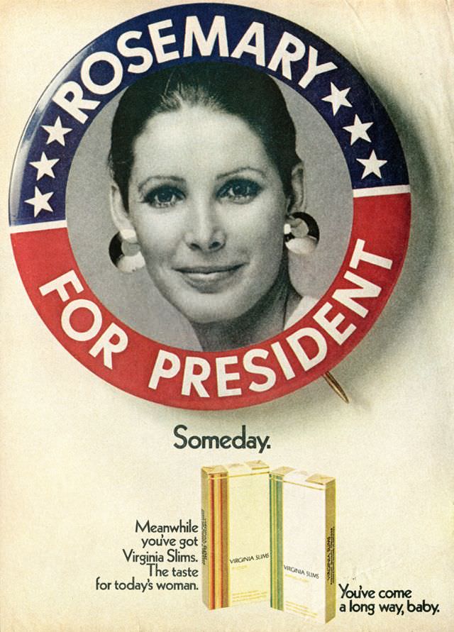 You’ve Come A Long Way, Baby: Vintage Virginia Slims Cigarette Ads from the Early 1970s