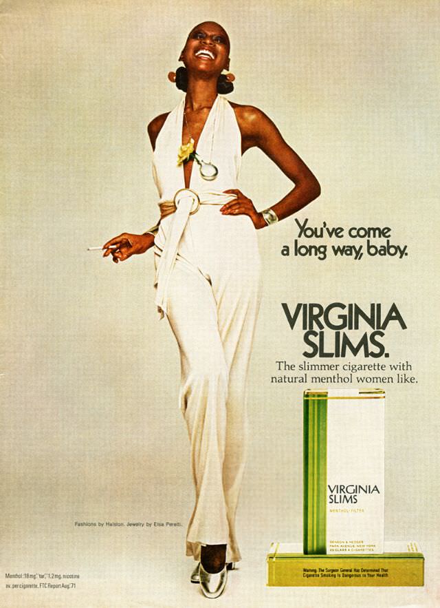 You’ve Come A Long Way, Baby: Vintage Virginia Slims Cigarette Ads from the Early 1970s