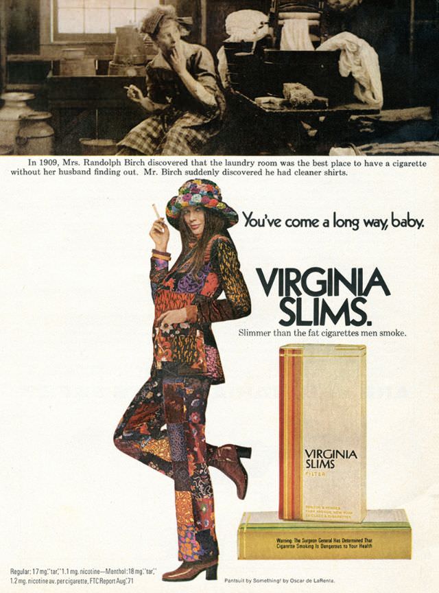You’ve Come A Long Way, Baby: Vintage Virginia Slims Cigarette Ads from the Early 1970s