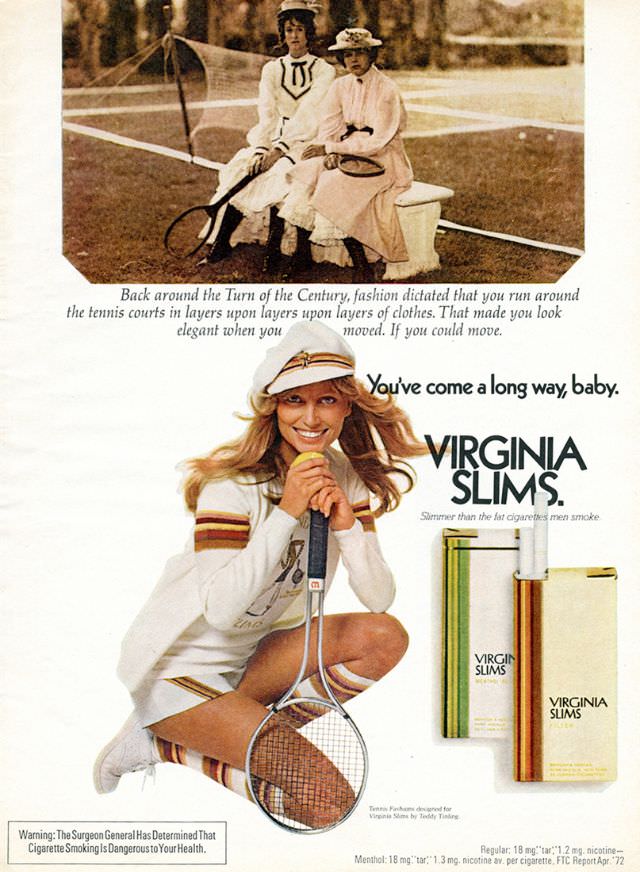 You’ve Come A Long Way, Baby: Vintage Virginia Slims Cigarette Ads from the Early 1970s