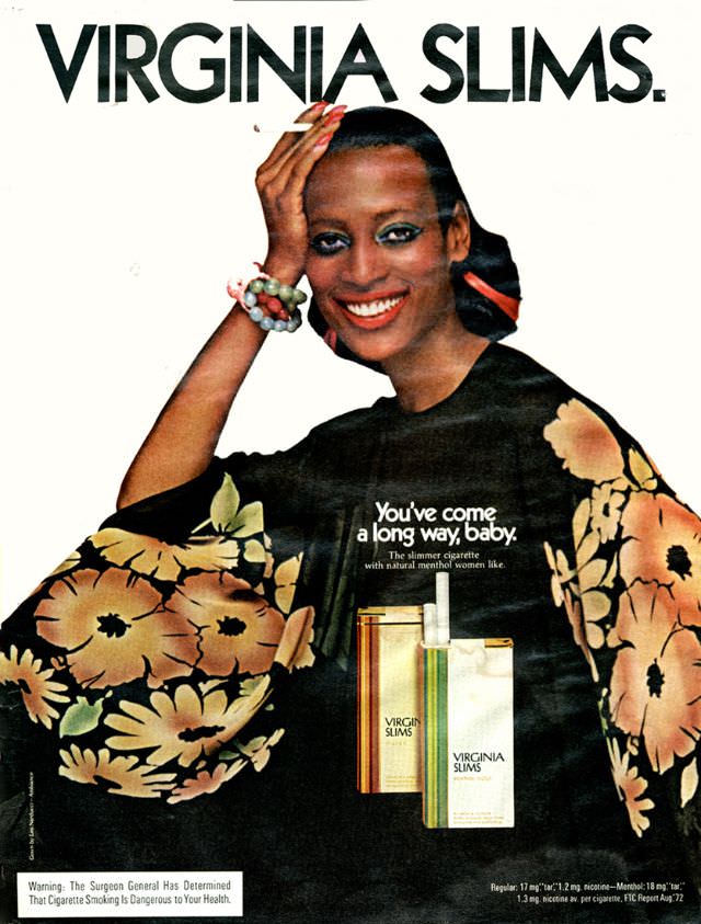 You’ve Come A Long Way, Baby: Vintage Virginia Slims Cigarette Ads from the Early 1970s