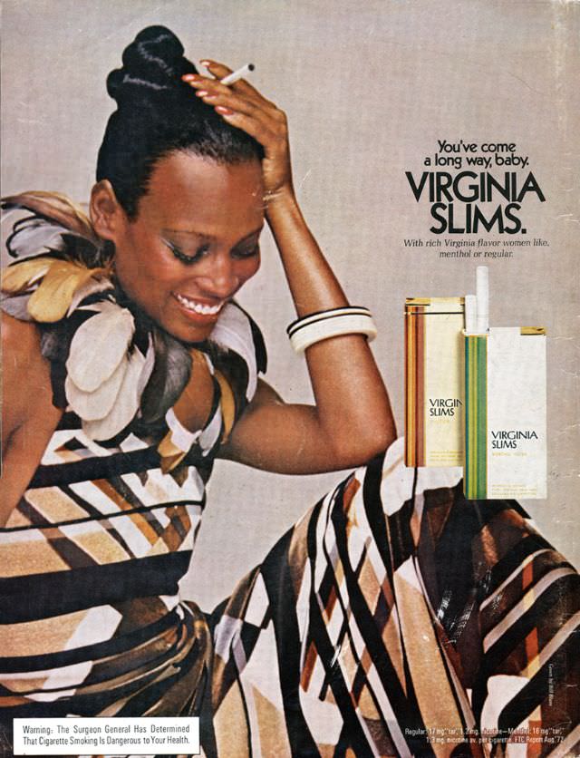 You’ve Come A Long Way, Baby: Vintage Virginia Slims Cigarette Ads from the Early 1970s