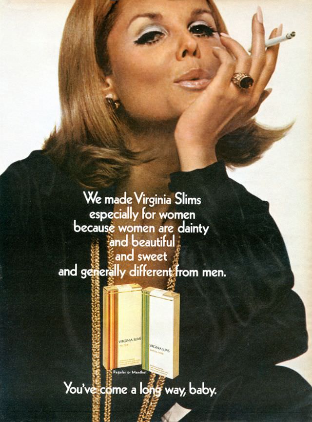 You’ve Come A Long Way, Baby: Vintage Virginia Slims Cigarette Ads from the Early 1970s