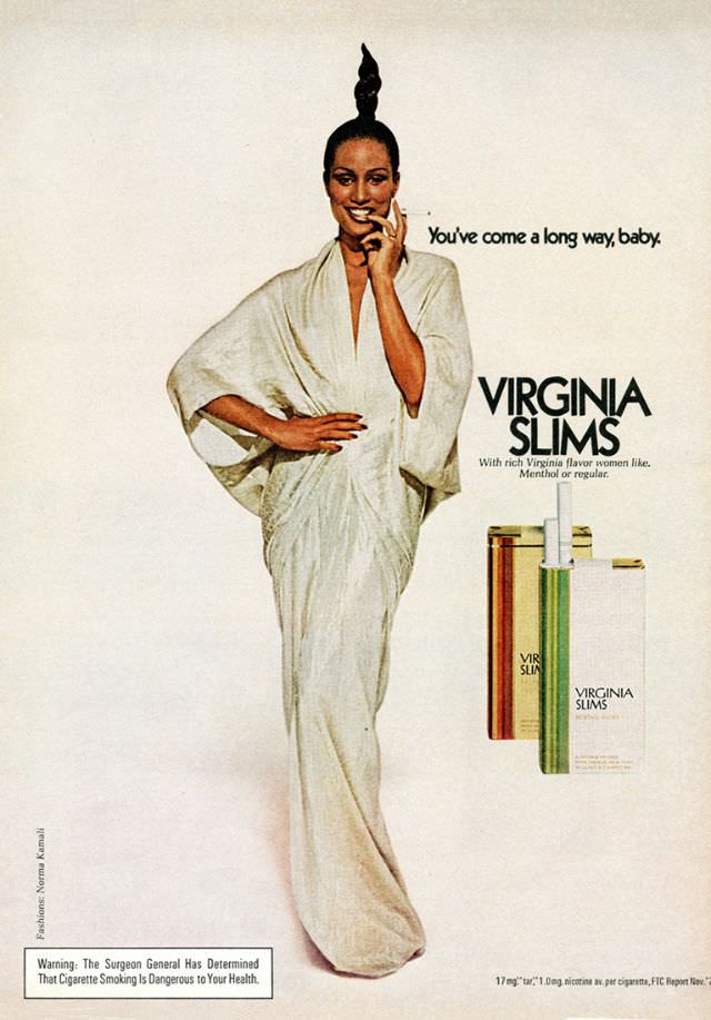 You’ve Come A Long Way, Baby: Vintage Virginia Slims Cigarette Ads from the Early 1970s