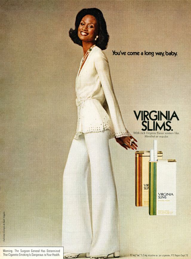 You’ve Come A Long Way, Baby: Vintage Virginia Slims Cigarette Ads from the Early 1970s
