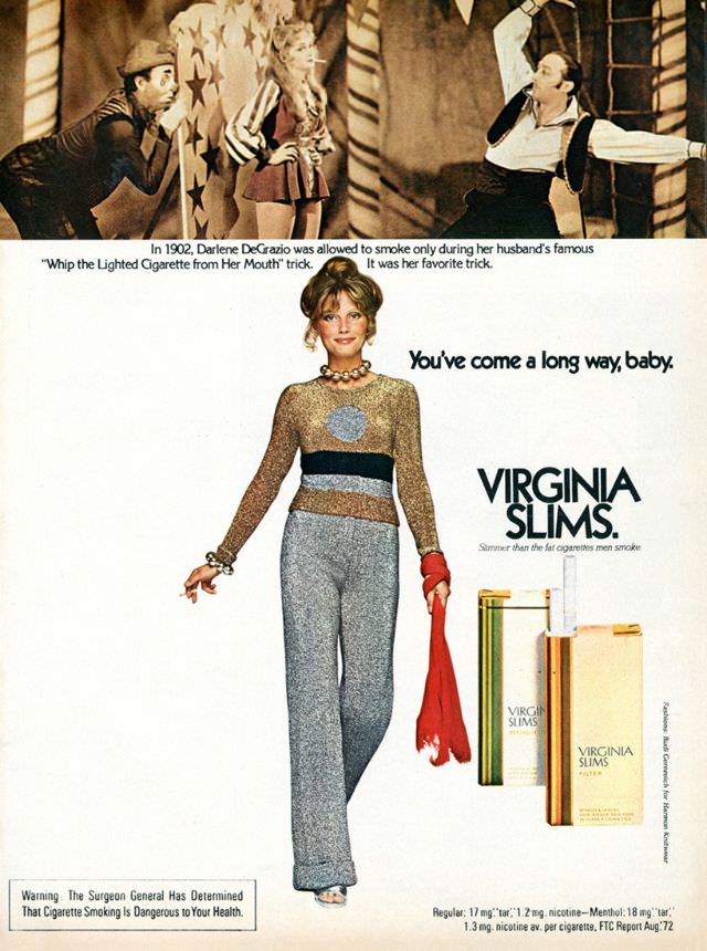 You’ve Come A Long Way, Baby: Vintage Virginia Slims Cigarette Ads from the Early 1970s