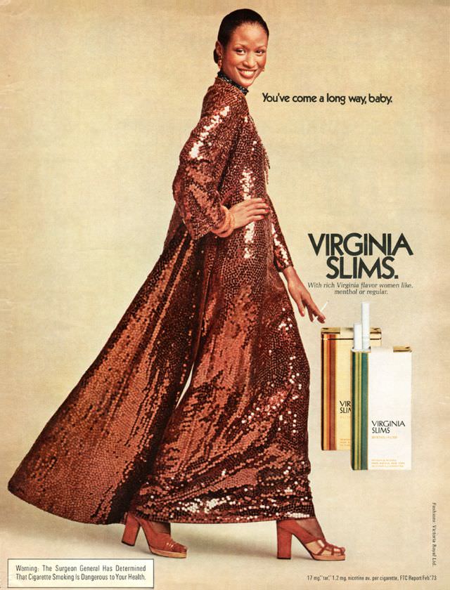 You’ve Come A Long Way, Baby: Vintage Virginia Slims Cigarette Ads from the Early 1970s