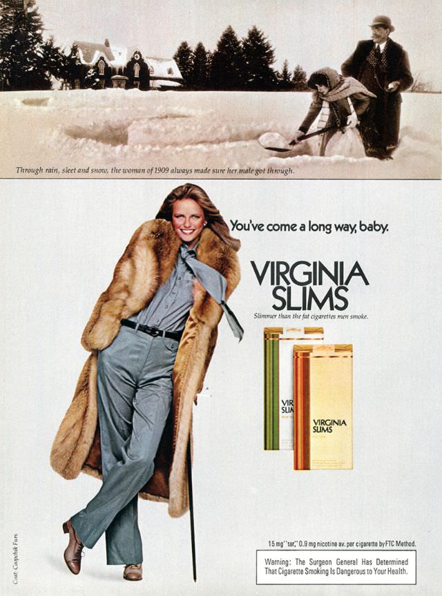 You’ve Come A Long Way, Baby: Vintage Virginia Slims Cigarette Ads from the Early 1970s