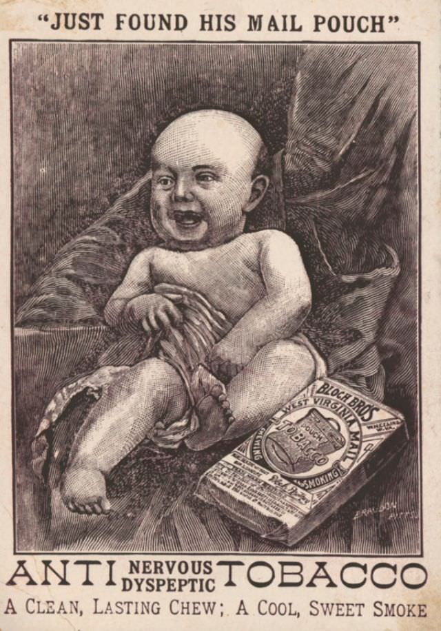 Ridiculous Vintage Cigarette Ads that Depict How Tobacco Companies Used Babies to Sell their Product