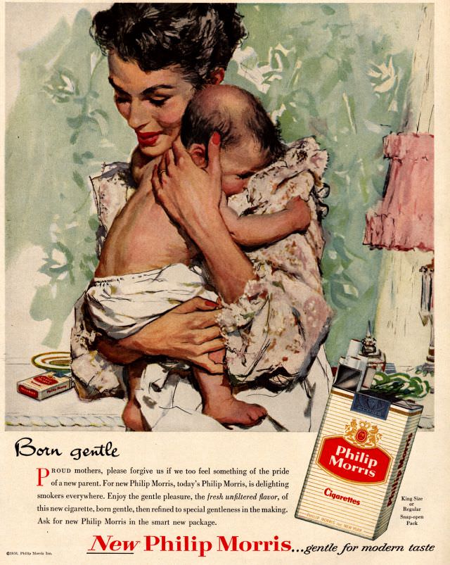 Ridiculous Vintage Cigarette Ads that Depict How Tobacco Companies Used Babies to Sell their Product
