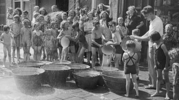 Amsterdam after WWII late-1940s