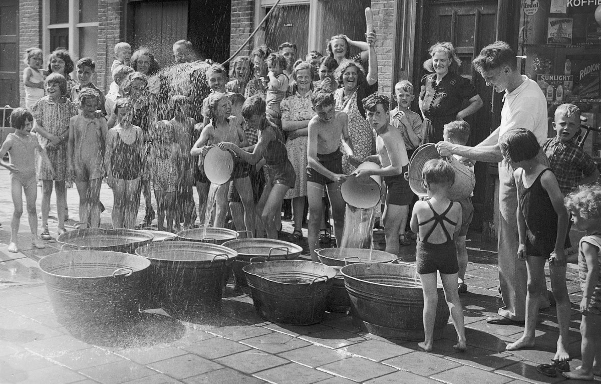 Amsterdam after WWII late-1940s