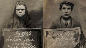 Edwardian child criminals mugshots 1900s