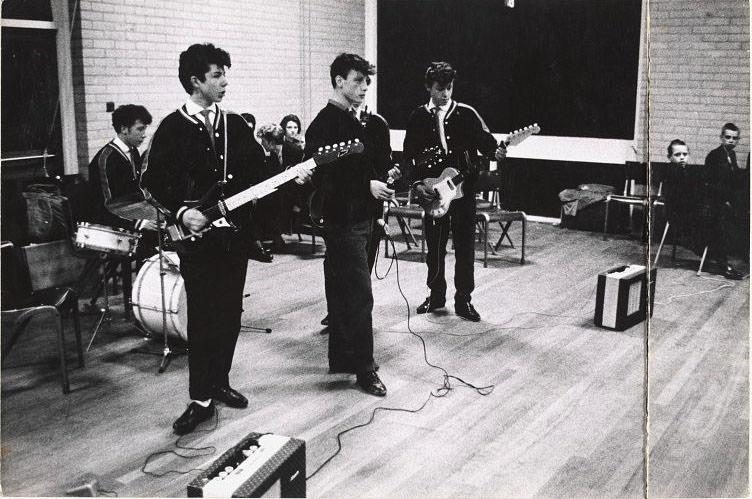 Teenage band, Parkhill Estate, Sheffield, "Teenage night", April 7 1961
